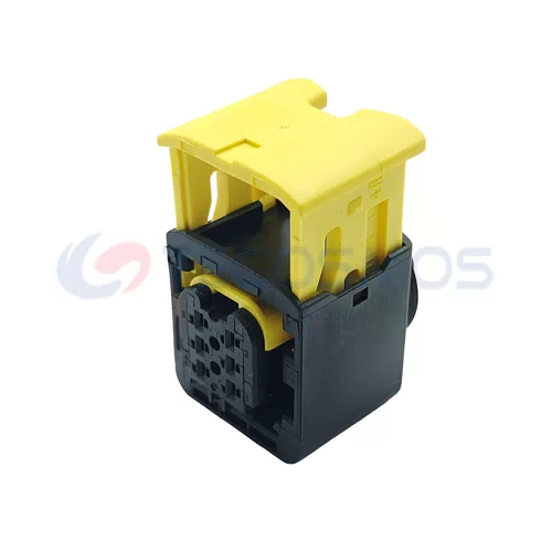 6-Pin Female Waterproof Wire Harness Connector Plug 1-1418390-1 for Cars ABS & Nylon Housing Copper Contacts